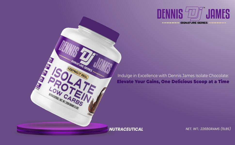 Dennis James Signature Series Isolate Protein Low Carbs 5lbs - Mango