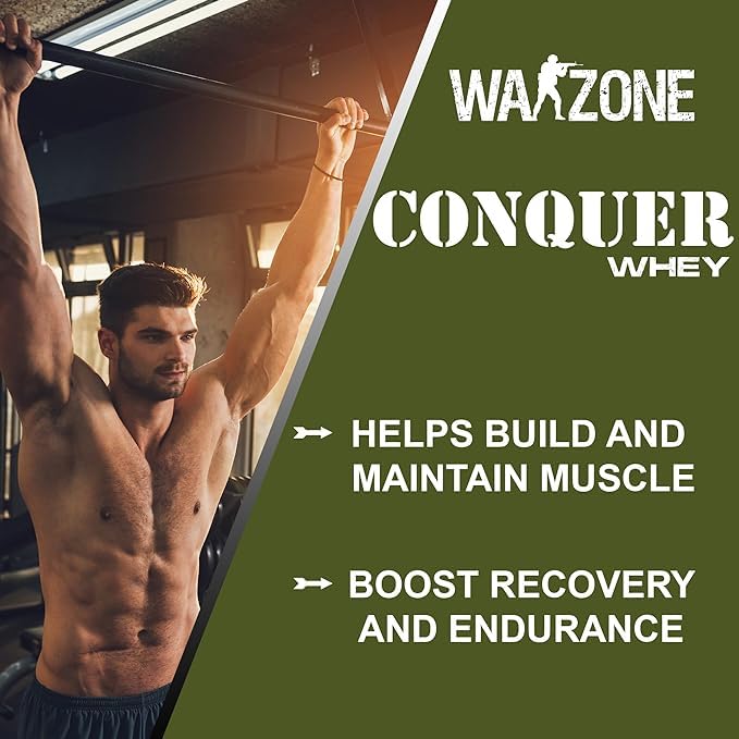 Warzone Conquer Whey Protein 78 Servings - Café Frappuccino