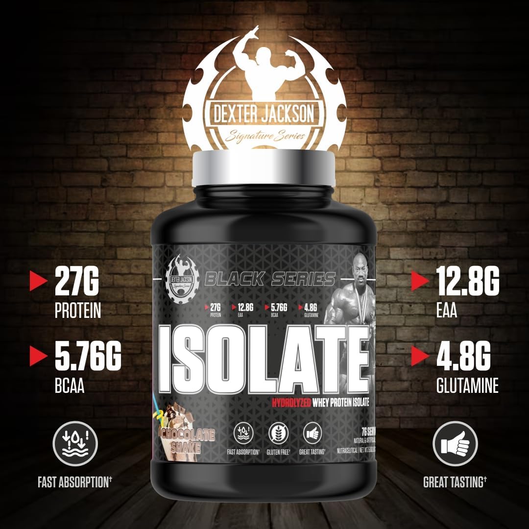 Dexter Jackson Black Series Isolate Whey Protein 5 lbs. - Chocolate Splash