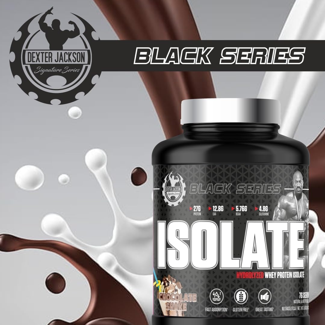 Dexter Jackson Black Series Isolate Whey Protein 5 lbs. - Chocolate Splash