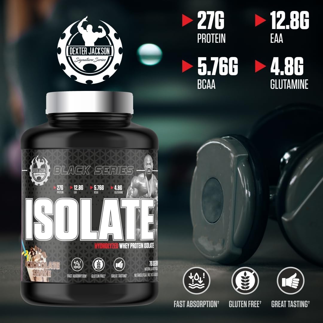 Dexter Jackson Black Series Isolate Whey Protein 5 lbs. - Chocolate Splash