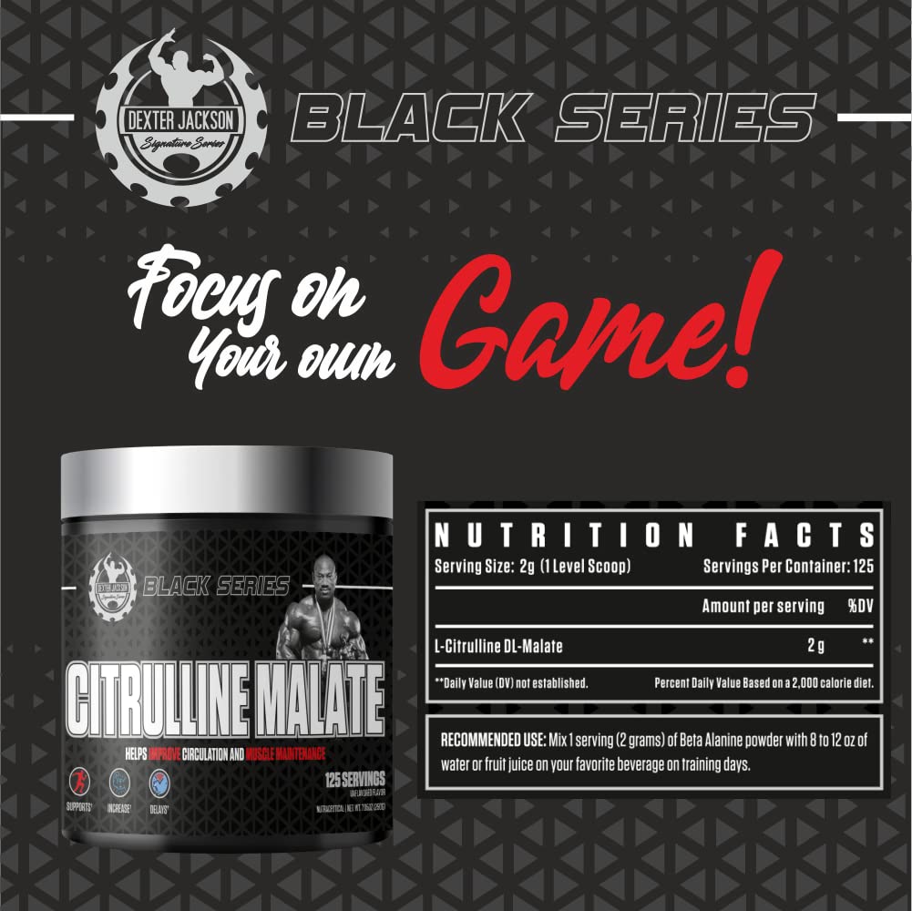 Black Series Citrulline Malate 250g - 125 Servings