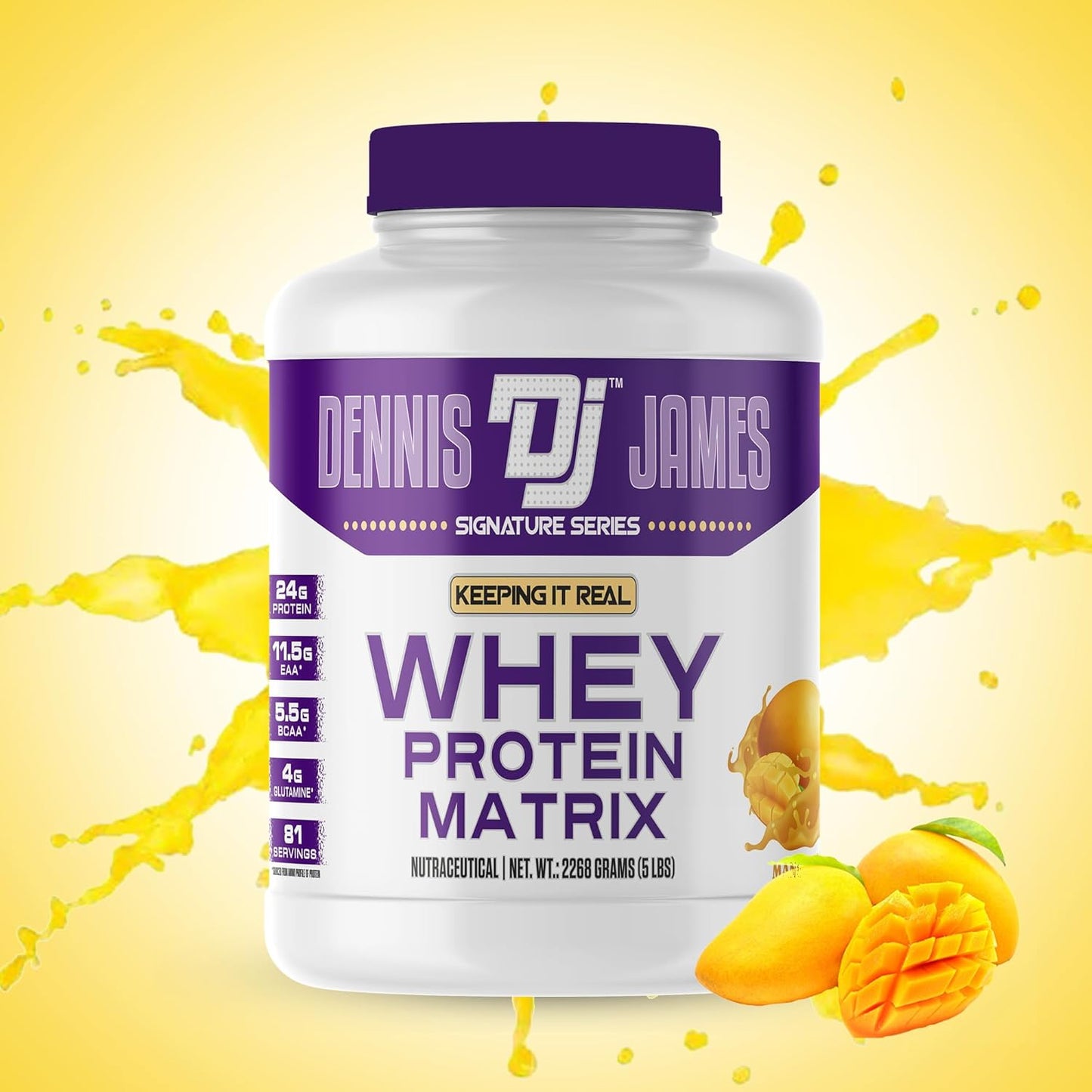 Signature Series Whey Protein Matrix 5lbs - Mango