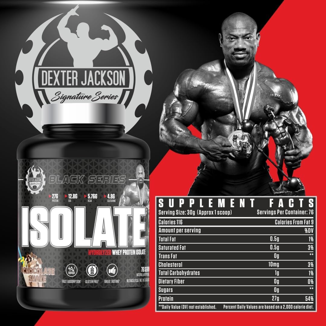 Dexter Jackson Black Series Isolate Whey Protein 5 lbs. - Chocolate Splash