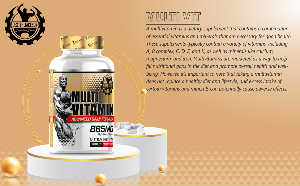 Gold Series Multivitamin, 100 Tablets