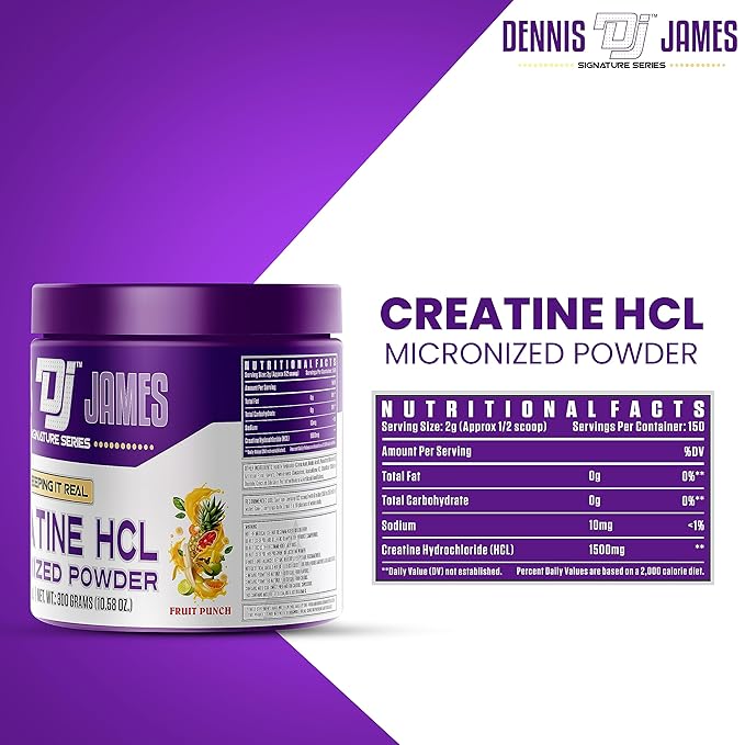Dennis James Signature Series Creatine HCL - Fruit Punch
