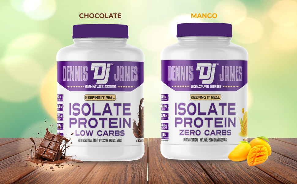 Dennis James Signature Series Isolate Protein Low Carbs 5lbs - Mango