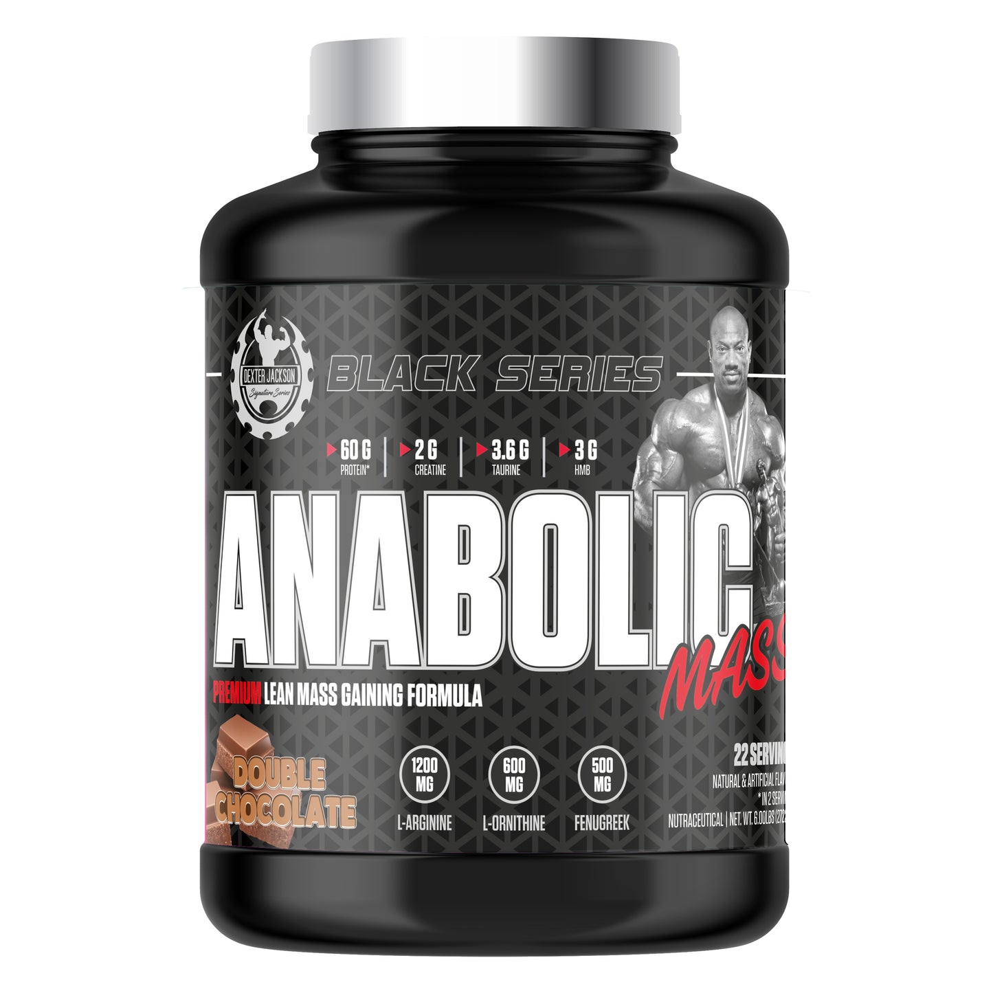 Black Series Anabolic Mass Gainer 6 lbs - Double Chocolate