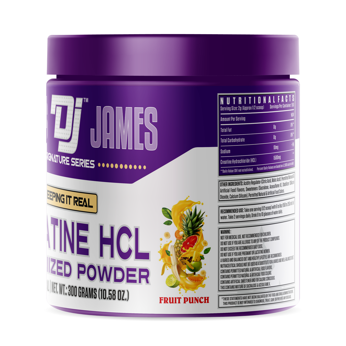 Dennis James Signature Series Creatine HCL - Fruit Punch