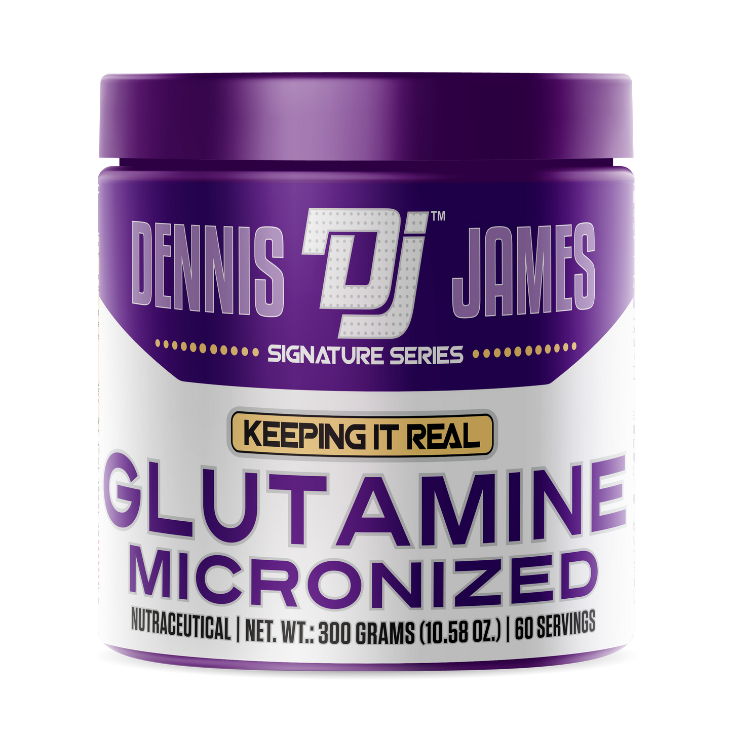 Dennis James Signature Series Glutamine Micronized | 300g | 60 Servings