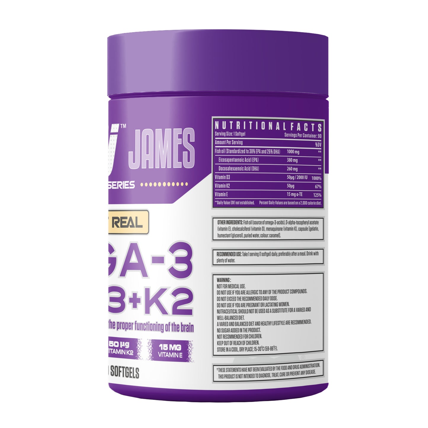 Dennis James Signature Series Omega-3 Fish Oil | 90 Softgel