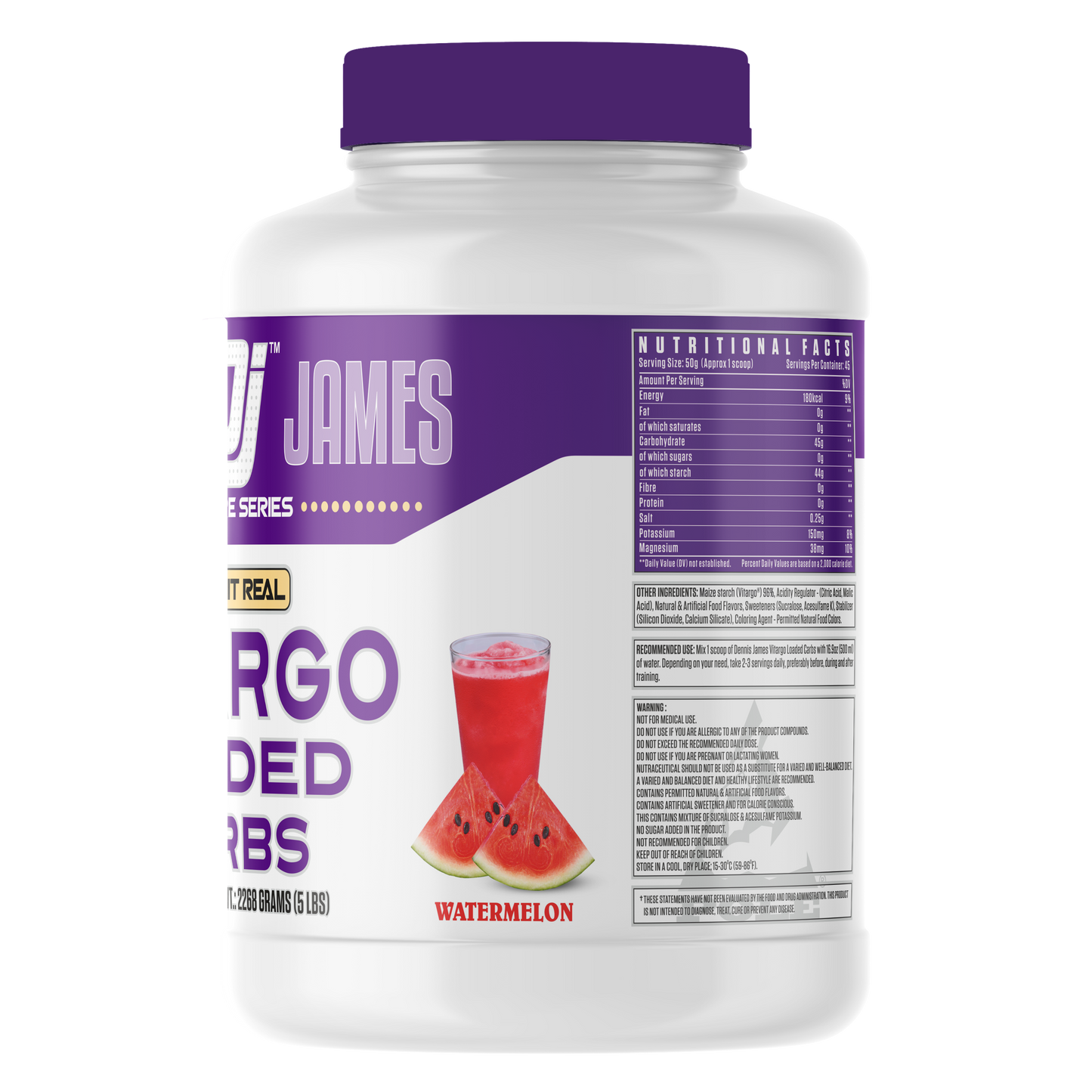 Dennis James Signature Series Vitargo Loaded Carbs - Watermelon