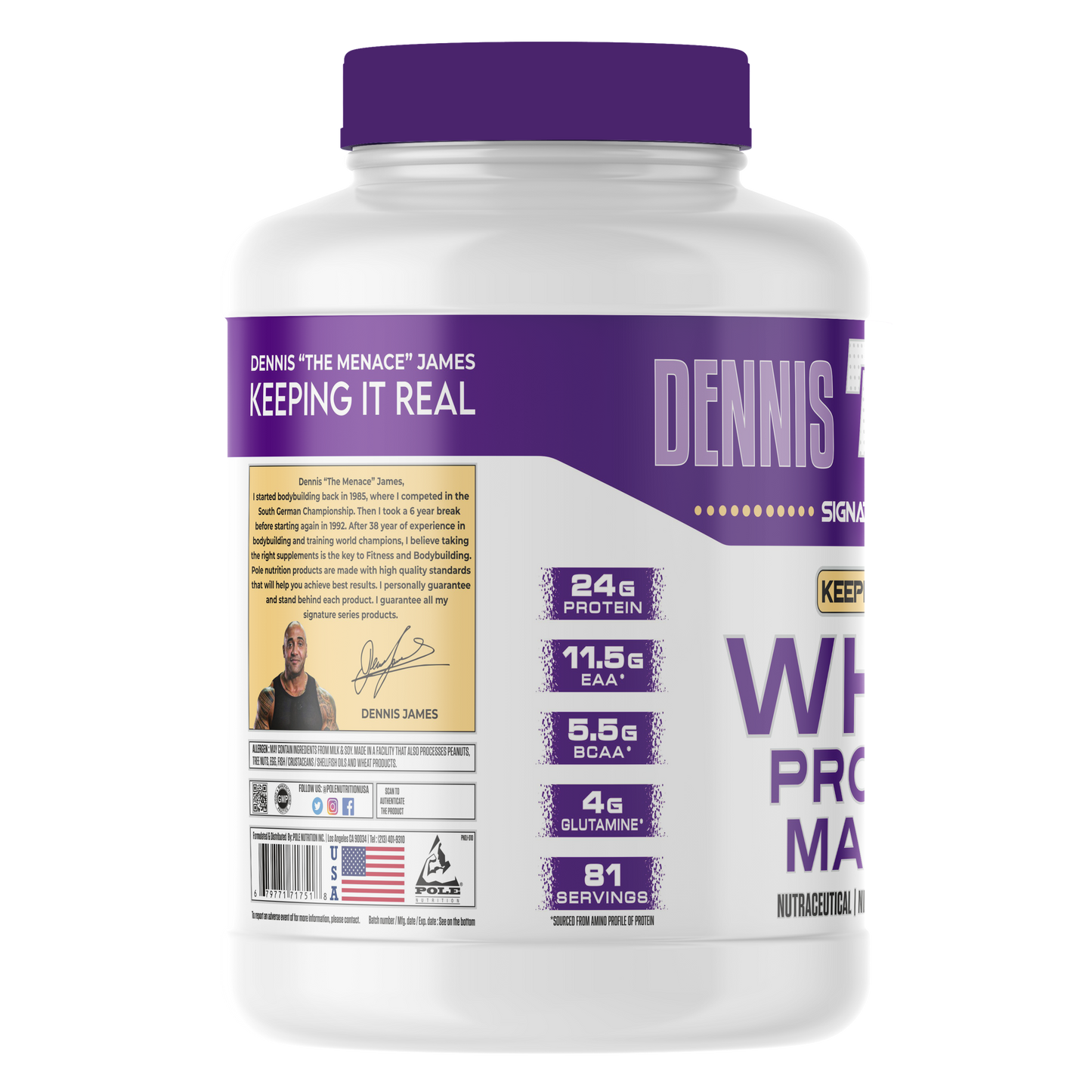 Signature Series Whey Protein Matrix 5lbs - Neapolitan Ice Cream