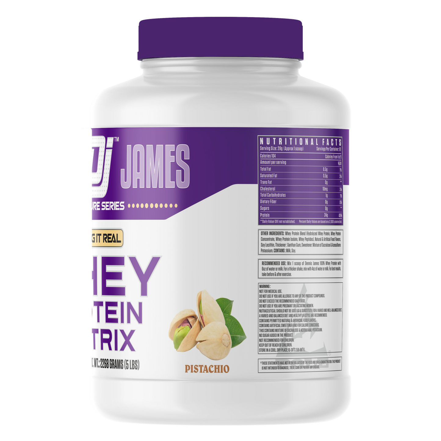 Signature Series Whey Protein Matrix 5lbs - Pistachio