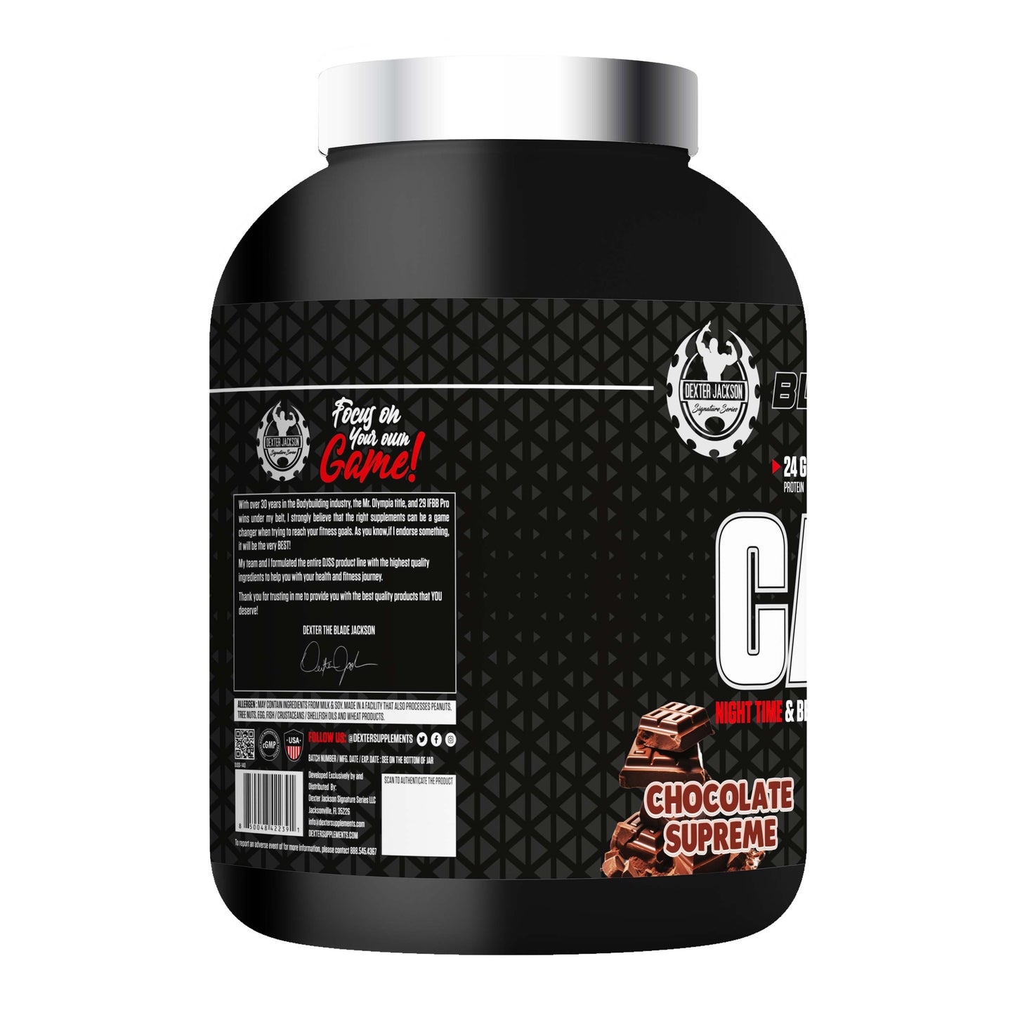 Black Series Casein Protein - Chocolate Supreme (5 Lbs), 69 Servings