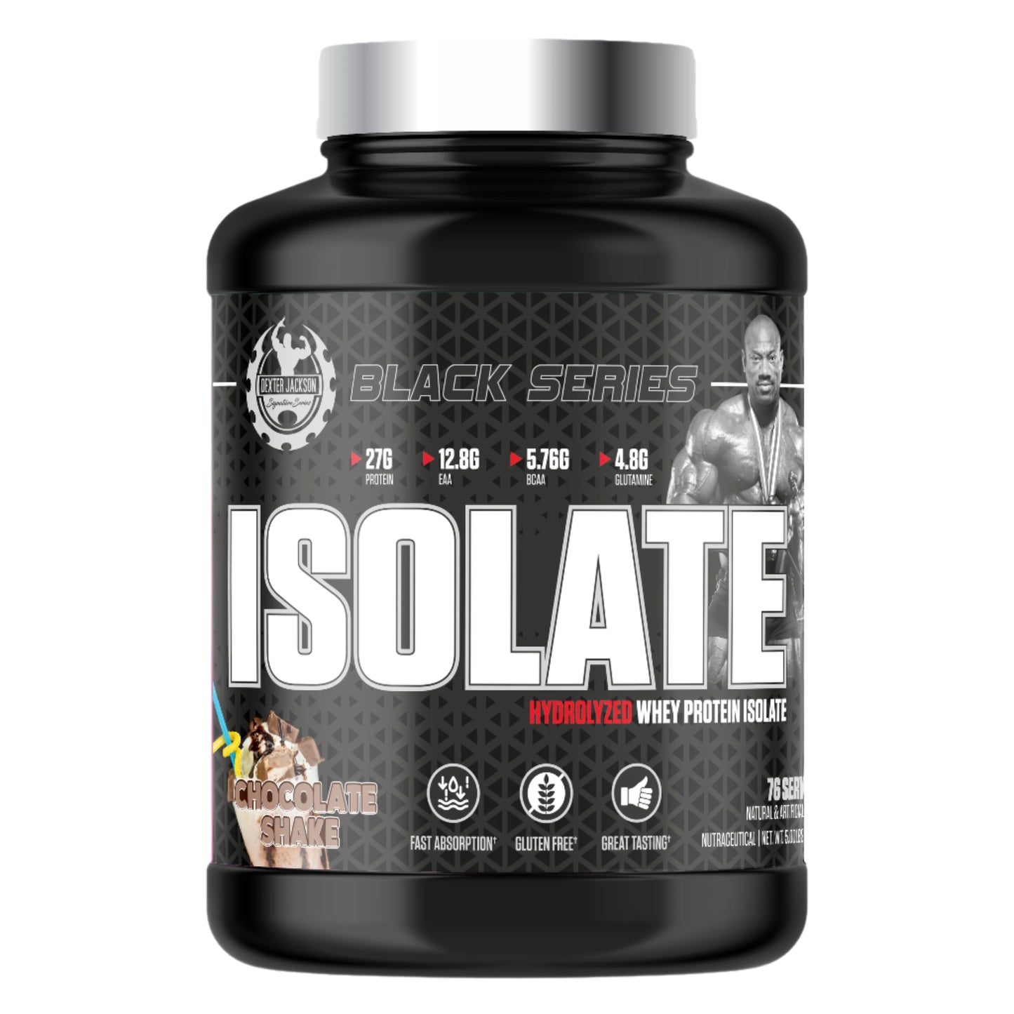Dexter Jackson Black Series Isolate Whey Protein 5 lbs. - Chocolate Splash