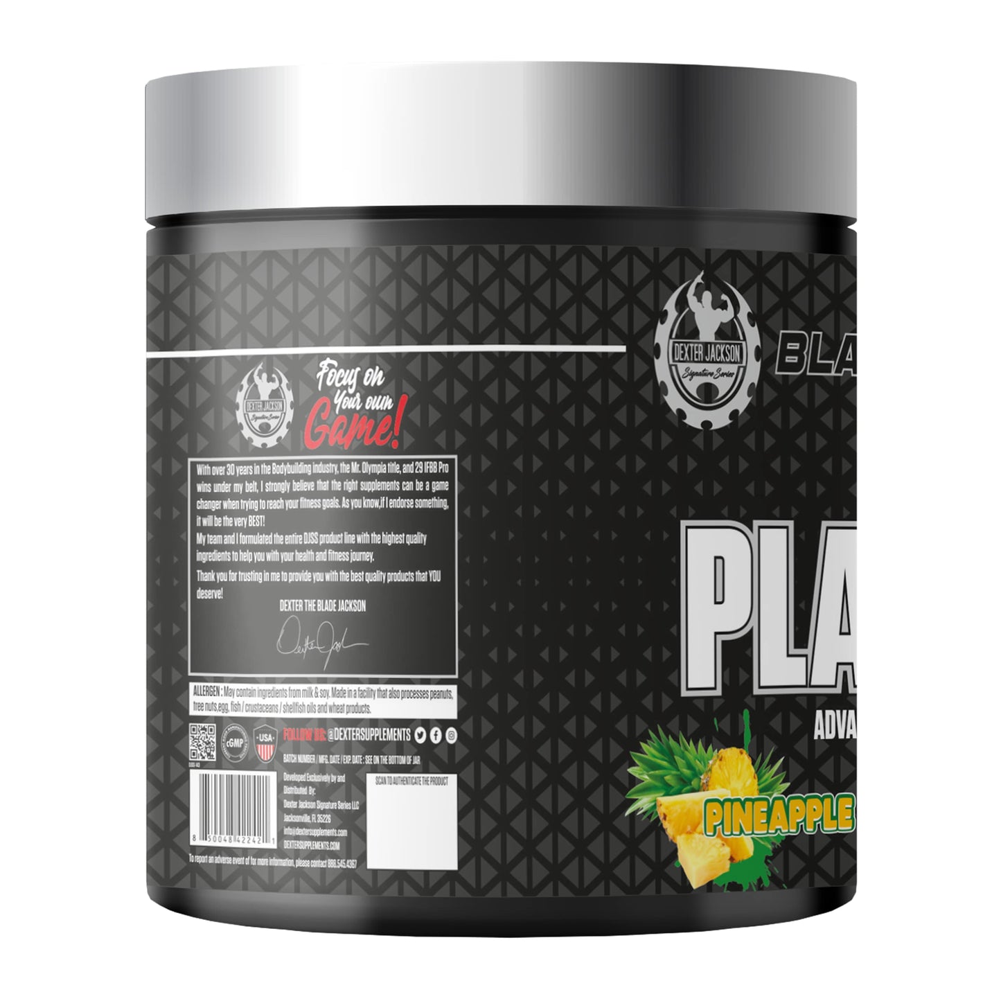 Black Series Platinum Pre Advanced Pre Workout Formula (Pineapple)