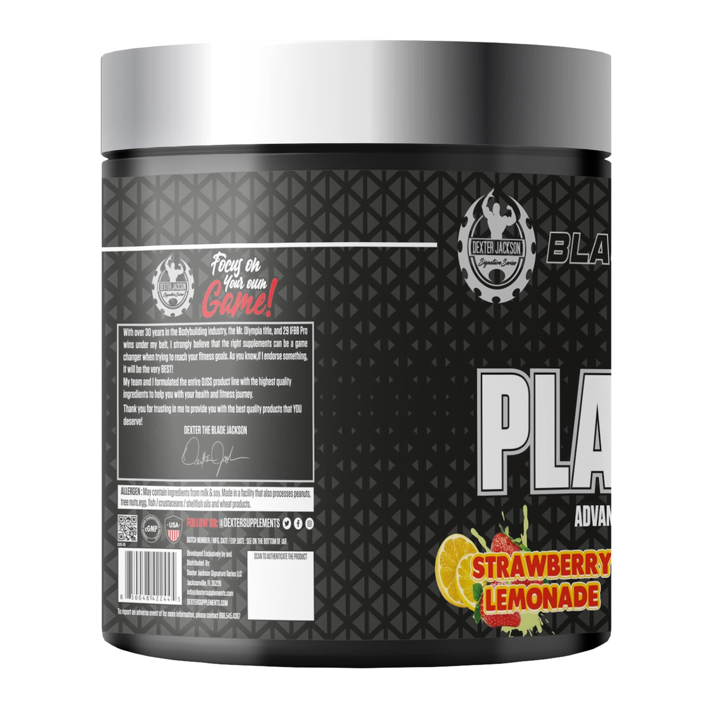 Black Series Platinum Pre Advanced Pre Workout Formula (Strawberry Lemonade)