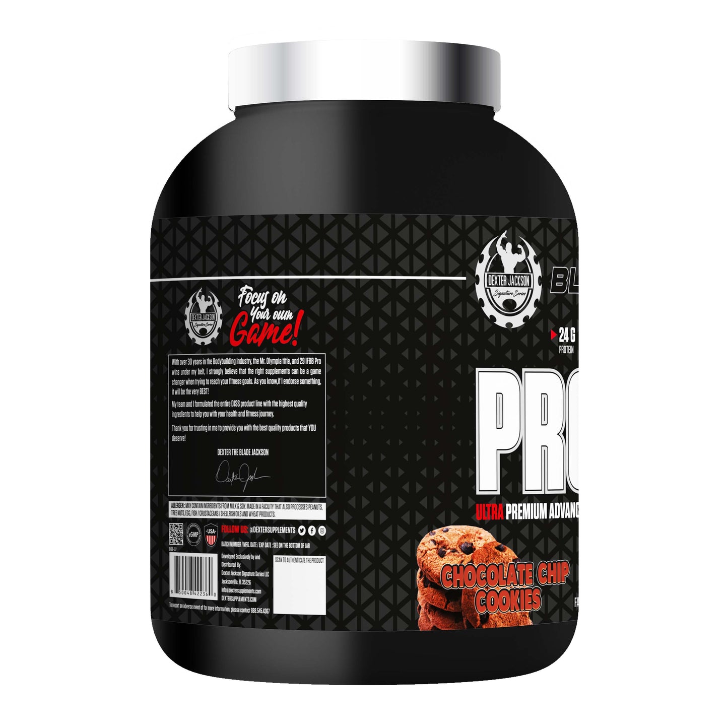Black Series Protein Oats – Ultra Premium Advance Protein Powder - Chocolate Chip (50 Servings)