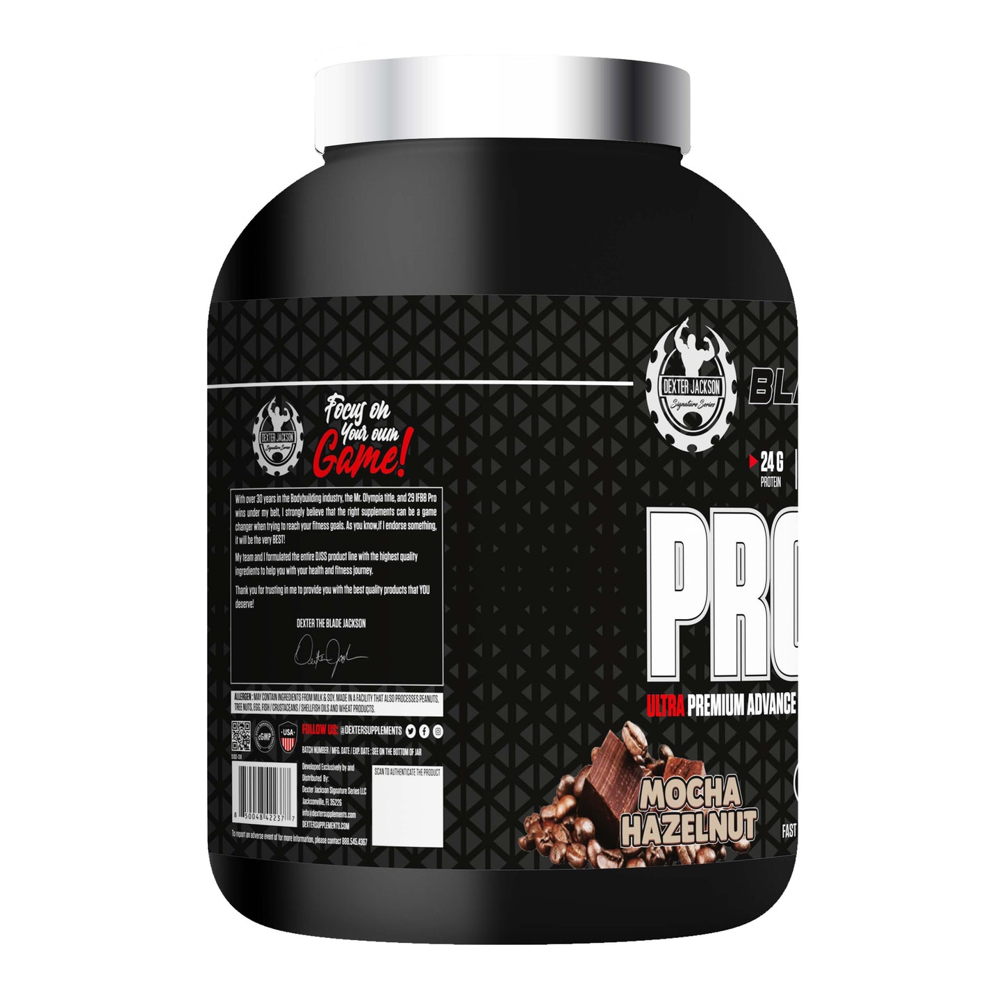 Black Series Protein Oats – Ultra Premium Advance Protein Powder - Mocha Hazelnut (50 Servings)
