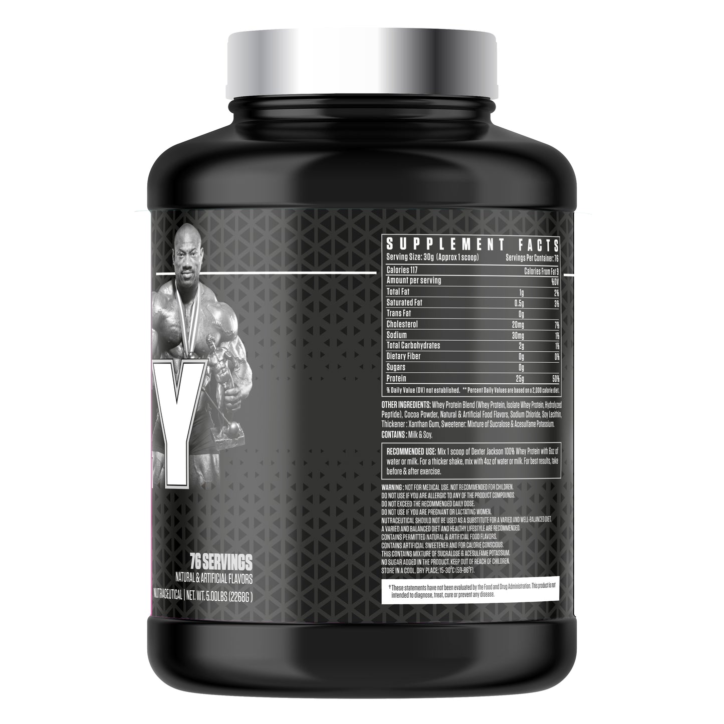 DEXTER JACKSON Black Series Isolate & Hydrolyzed Whey Protein 5 Lbs (76 Servings) - American Banana Split