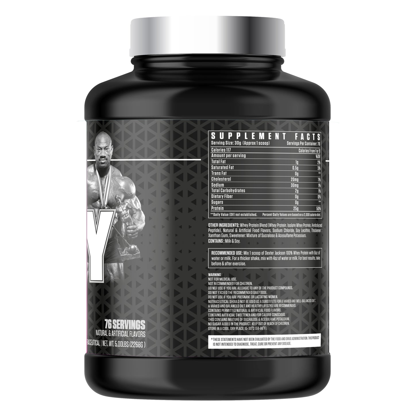 DEXTER JACKSON Black Series Isolate & Hydrolyzed Whey Protein 5 Lbs (76 Servings) - Froot Loops