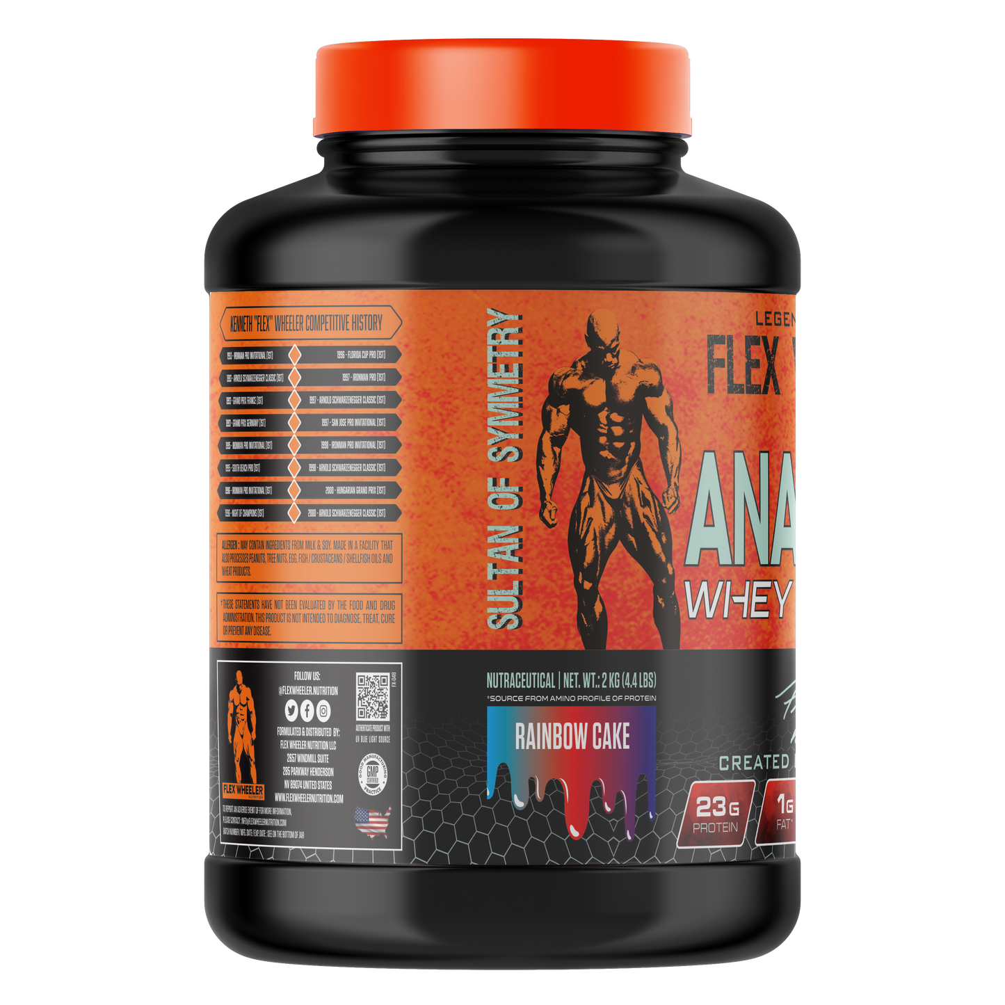 Legendary Anabolic Whey Protein 4.4 lbs - Rainbow Cake