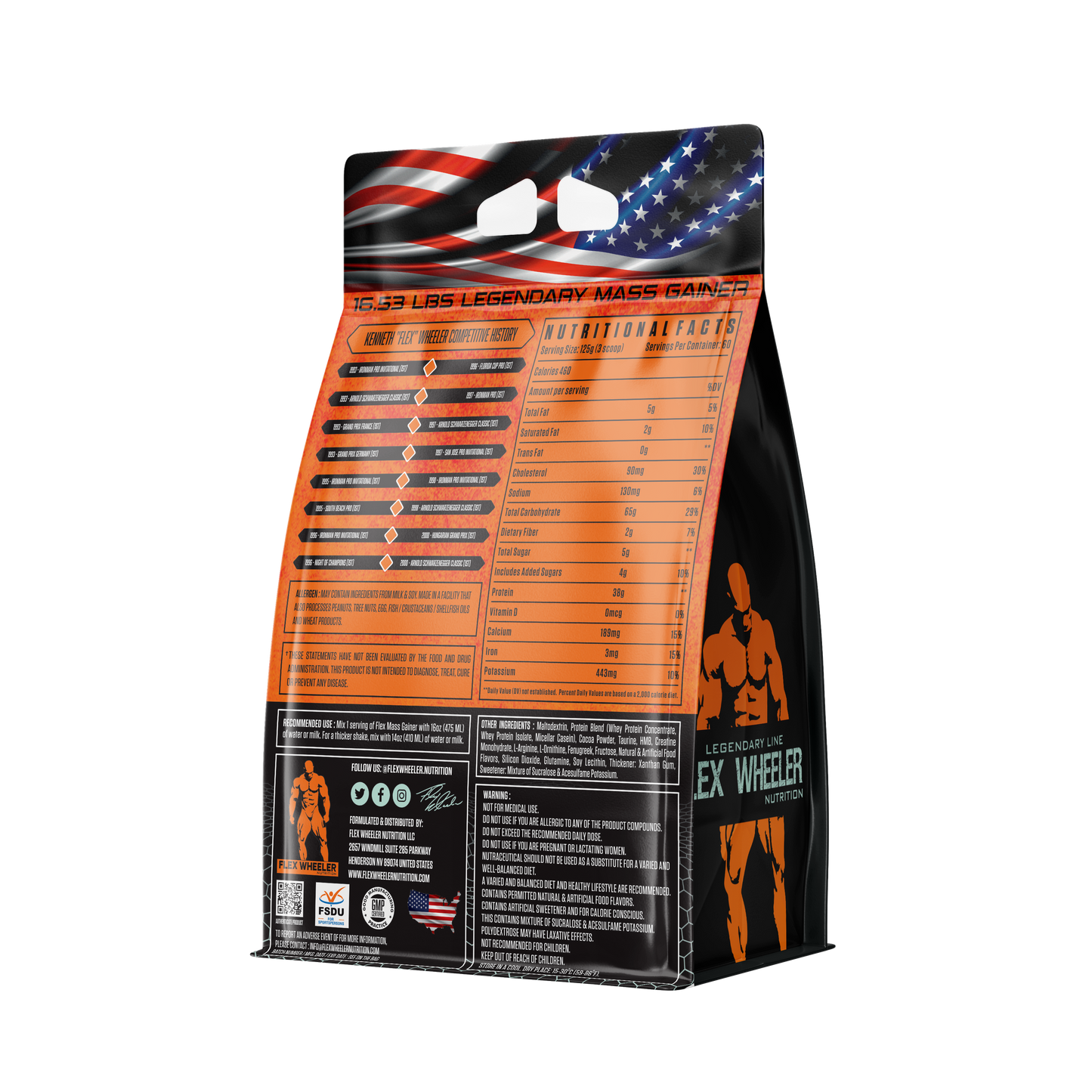 Legendary Mass Gainer Protein 16.53 lbs - Chocolate