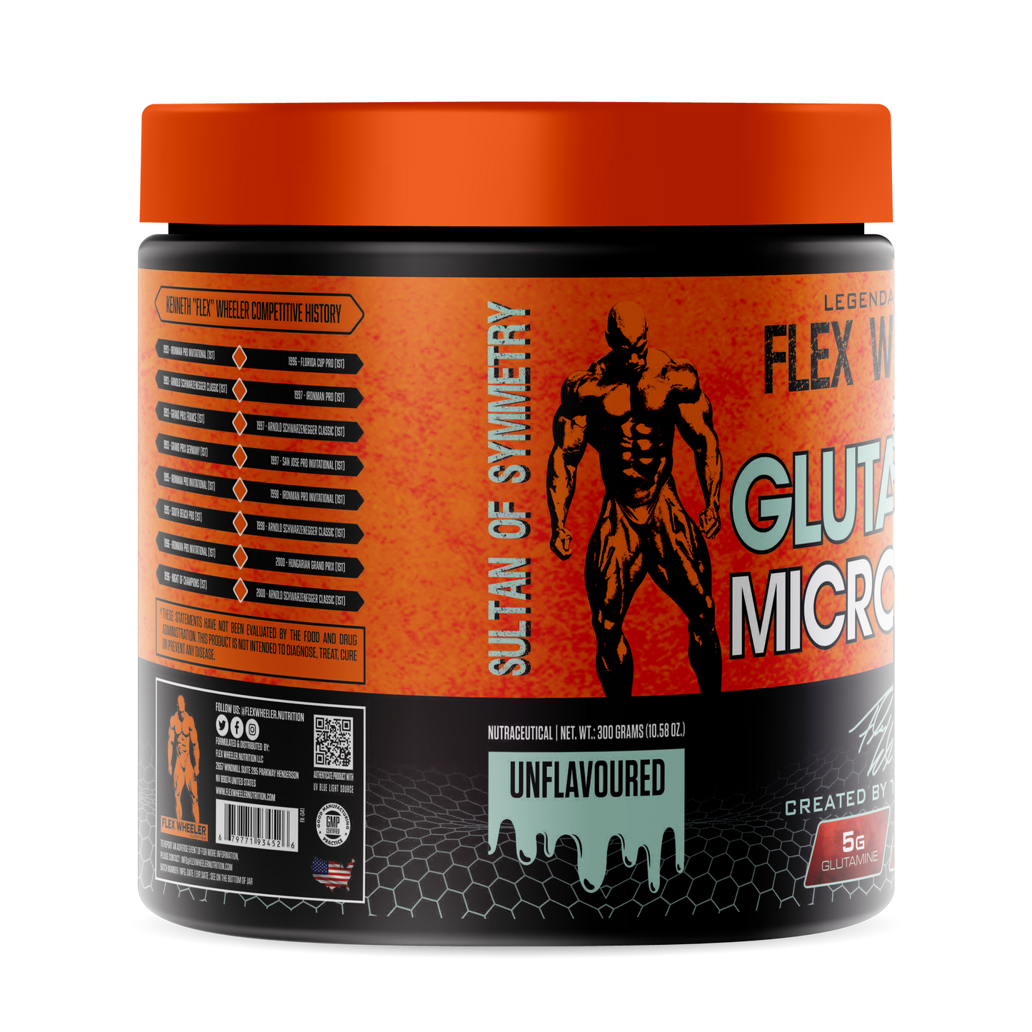 Flex Wheeler Glutamine Micronized | 300g | 60 Servings
