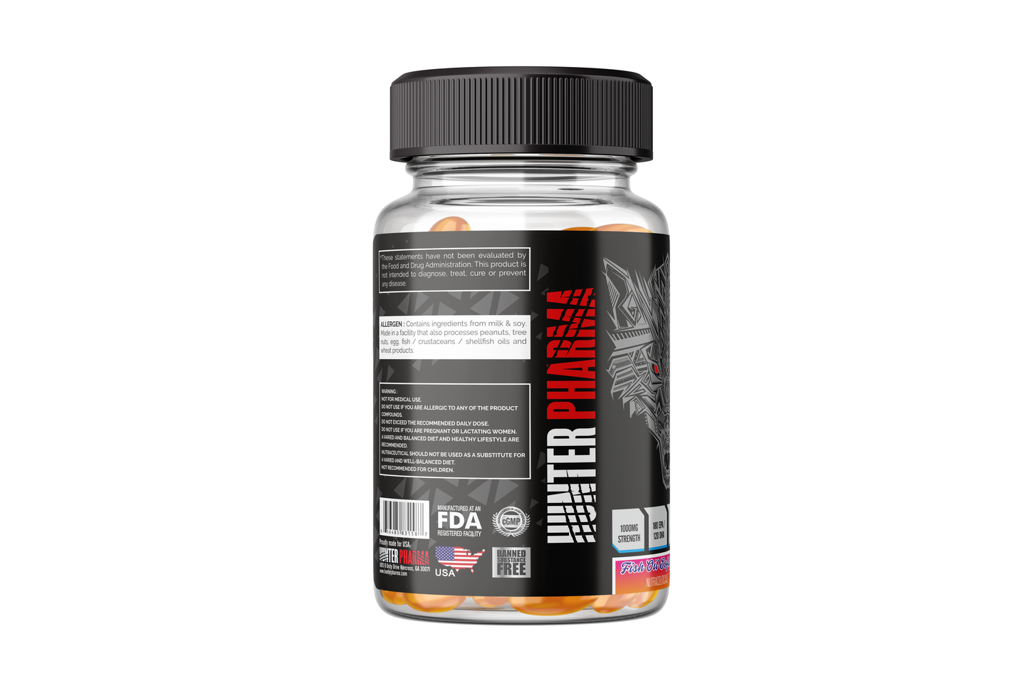 Hunter Pharma Omega-3, 90 Softgels