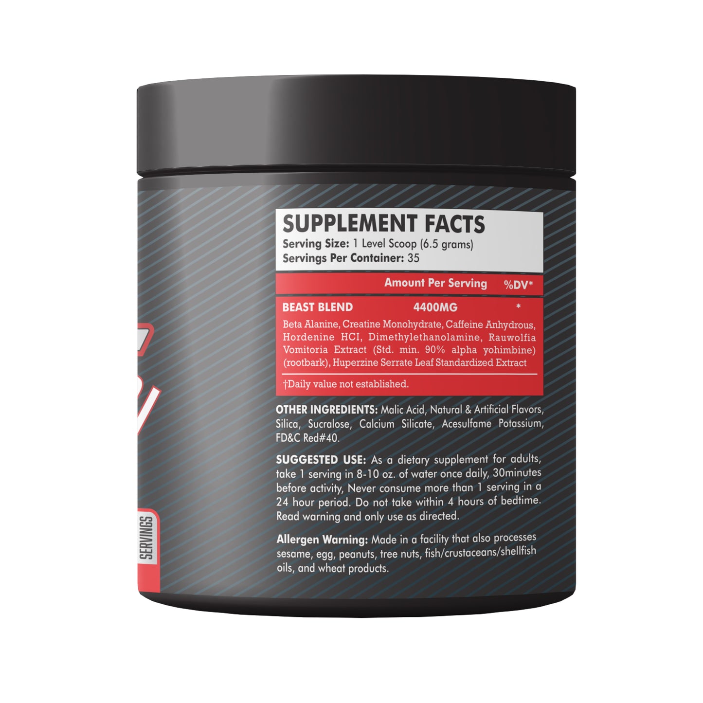 Monster Labs Beast V2, Pre Workout, 35 Servings (Watermelon)