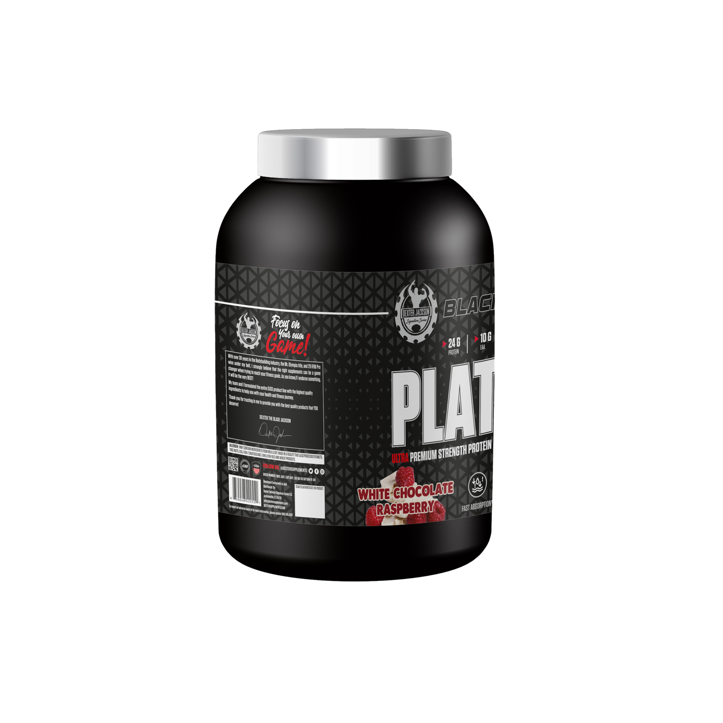 Black Series Platinum Whey - White Chocolate Raspberry, 2lbs