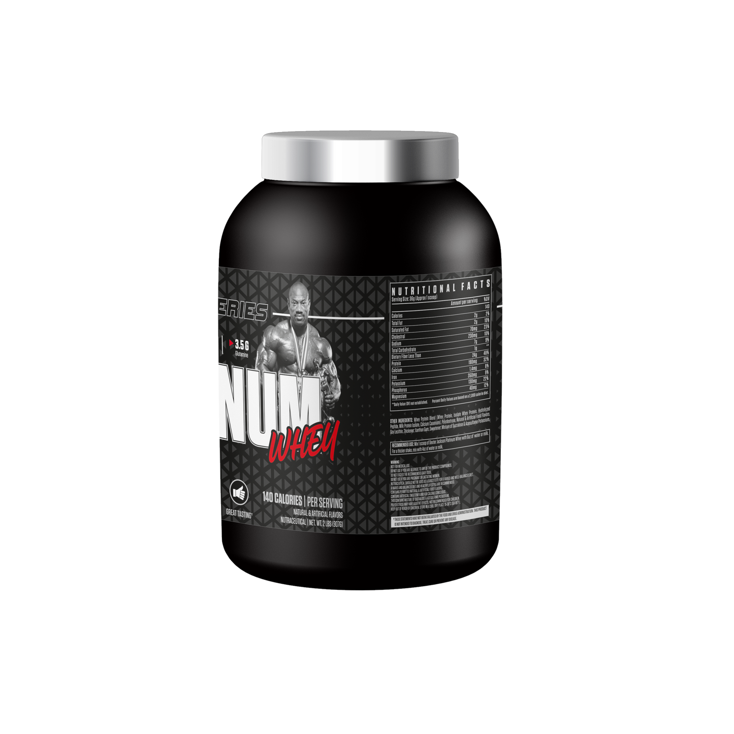 Black Series Platinum Whey - White Chocolate Raspberry, 2lbs