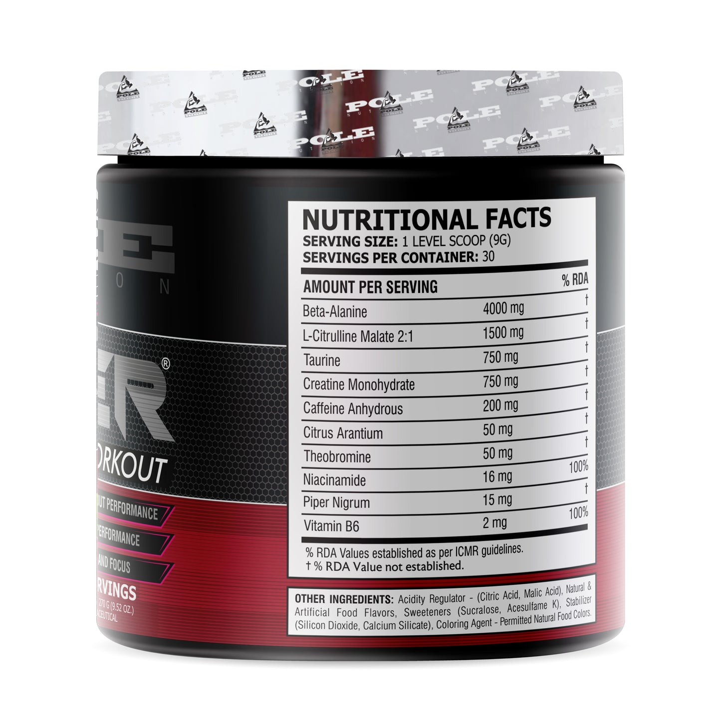Teazer Pre-Workout Black Cherry (30 Servings)