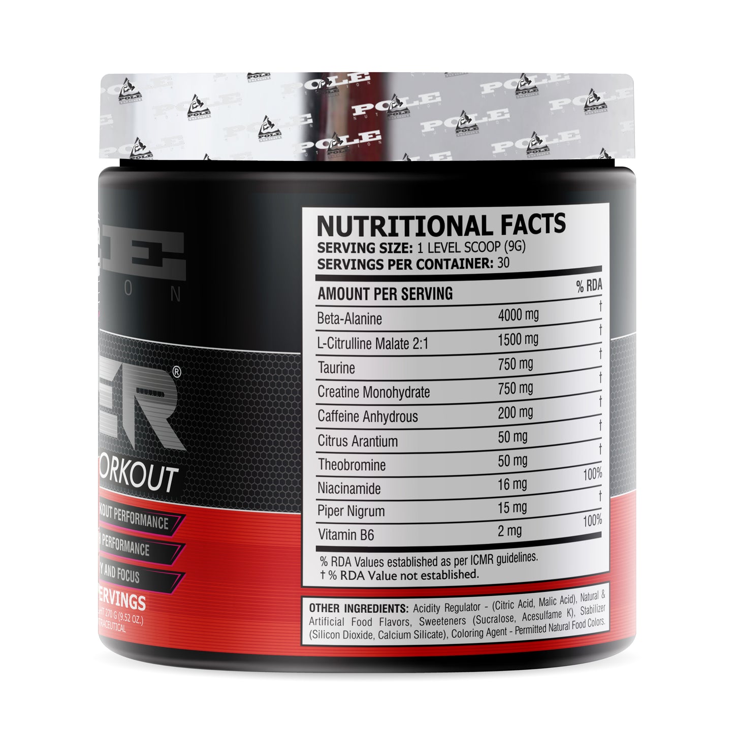 Teazer Pre-Workout Watermelon (30 Servings)
