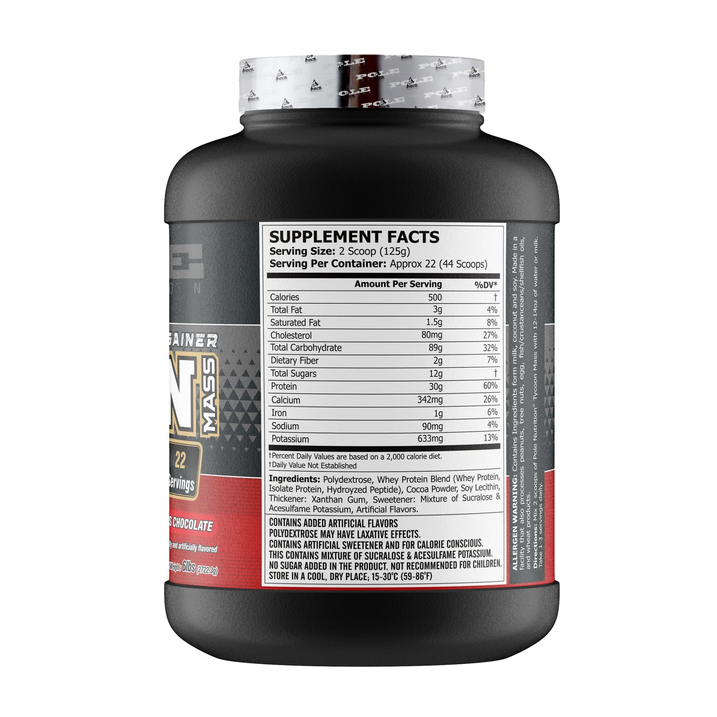 Tycoon Mass Gainer Protein 6lbs - Delicious Chocolate