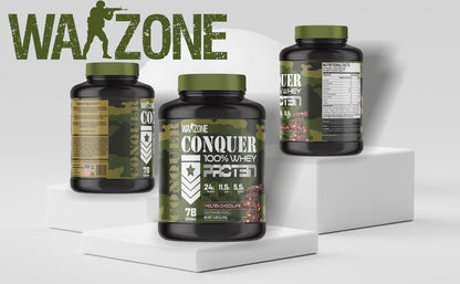 Warzone Conquer Whey Protein 78 Servings - Molten Chocolate