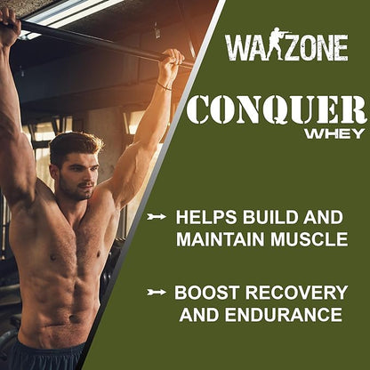 Warzone Conquer Whey Protein 78 Servings - Café Frappuccino