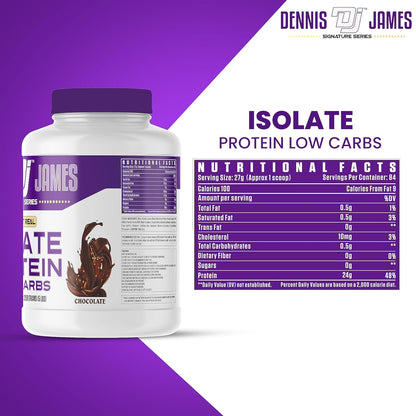 Dennis James Signature Series Isolate Protein Low Carbs 5lbs - Chocolate