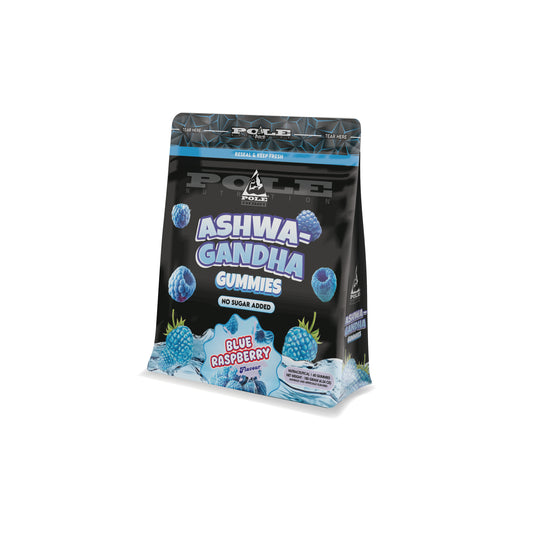 Ashwagandha Gummies with No Added Sugar (Blueberry, 60 Gummies)