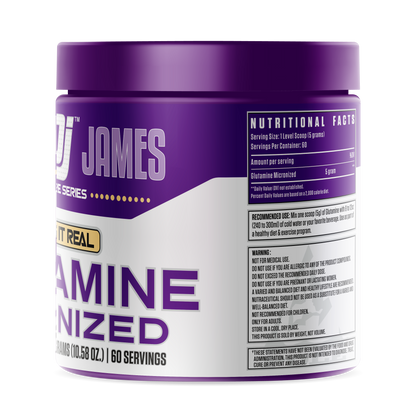 Dennis James Signature Series Glutamine Micronized | 300g | 60 Servings