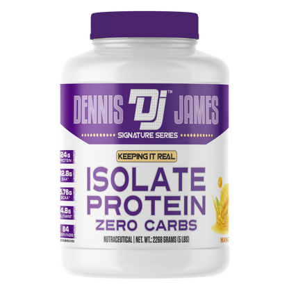 Dennis James Signature Series Isolate Protein Low Carbs 5lbs - Mango