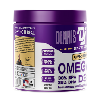 Dennis James Signature Series Omega-3 Fish Oil | 180 Softgel