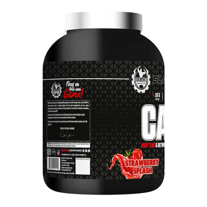 Black Series Casein Protein - Strawberry (5 Lbs), 69 Servings