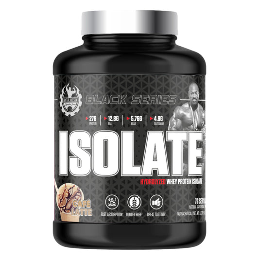 Dexter Jackson Black Series Isolate Whey Protein 5 lbs. - Cafe Latte