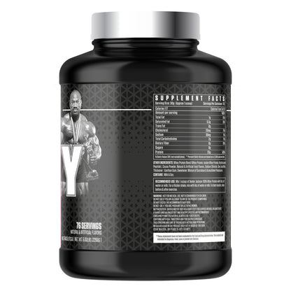 DEXTER JACKSON Black Series Isolate & Hydrolyzed Whey Protein 5 Lbs (76 Servings) - American Banana Split