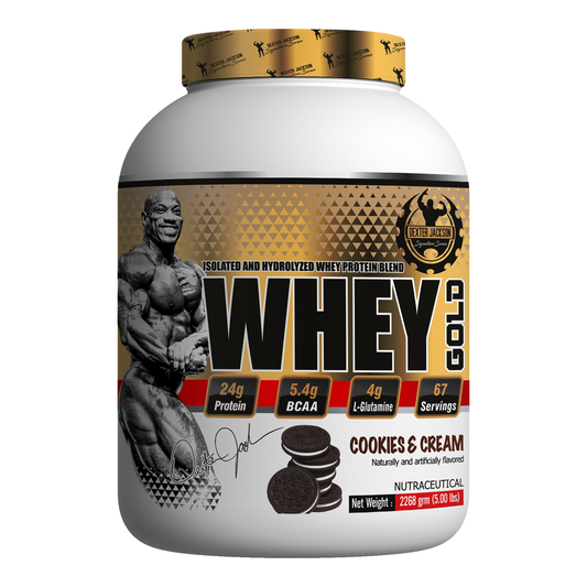 Dexter Jackson Gold Series Whey Gold - Cookies & Cream, 2268g (5 Lbs), 67 Servings