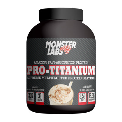 Monster Labs Pro Titanium 100% Fast-Absorption Whey Protein - Cafe Frappe