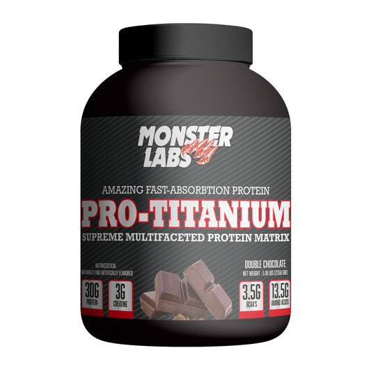 Monster Labs Pro Titanium 100% Fast-Absorption Whey Protein - Double Chocolate