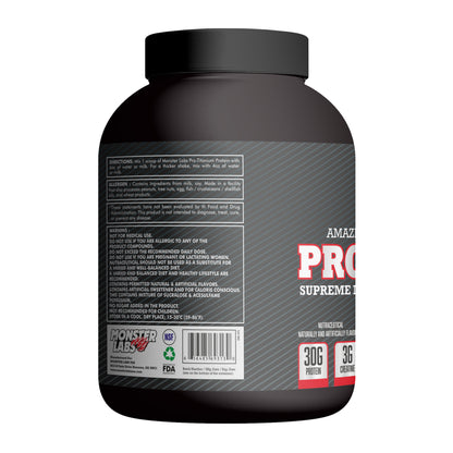 Monster Labs Pro Titanium 100% Fast-Absorption Whey Protein - Double Chocolate